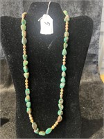 TURQUOISE NECKLACE 24"