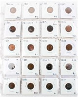 Coin Indian Head Cent Collection 1960-1909