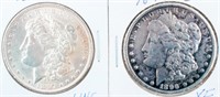 Coin 2 Morgan Silver Dollars 1896 & 1896-O