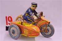 Marx "P.D." Motorcycle with side car