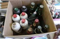 Box win bottles - with contents