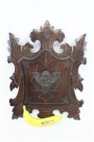 1887 Hand-Made Eastlake Wooden Angel Shelf