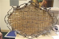 Rattan tray