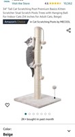 34” Tall Cat Scratching Post Premium Basics