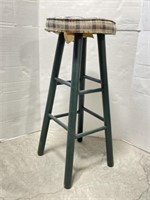 Stool With Cushioned Seat 30 " Tall