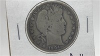 1904 Barber Half Dollar