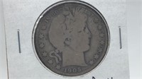 1905 Barber Half Dollar