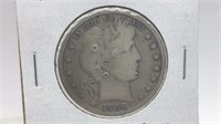 1906S Barber Half Dollar
