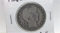 1906D Barber Half Dollar