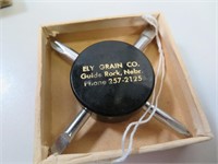 Vintage Ely Grain Co Guide Rock Nebr Pocket Screw