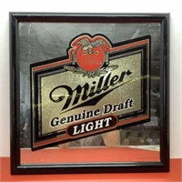 * Miller Genuine Draft light mirror 20 x 20