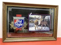 * Old Style White tailed deer mirror 22 x 15