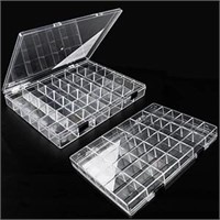 36 Grids Clear Plastic Organizer Box, Craft