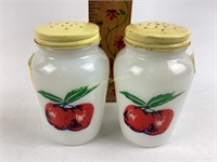 Fire King Anchor Hocking apple opaque glass range