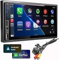 Double Din Car Stereo Compatible with Apple
