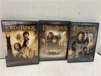 3cnt Lord of the Rings Dvds