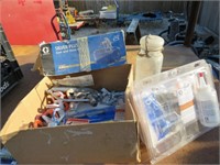 Box of Misc, Spray Gun, Etc.