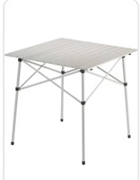 Outdoor Compact Folding Table, Sturdy Aluminum