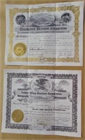 2 Vintage 1955 Uranium Certificates