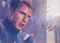 Autograph COA Captain America Photo