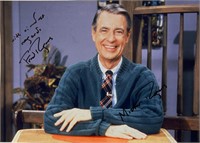 Autograph COA Fred Rogers Photo