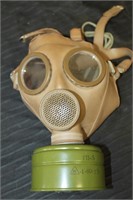 Military Gas Mask & Canister
