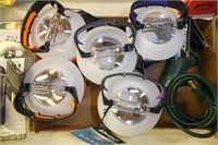 Plastic lanterns and light socket