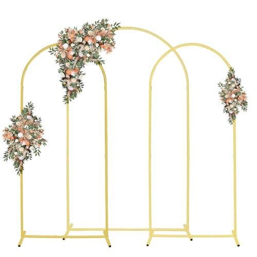 Metal Arch Backdrop Stand (7.2FT,6FT,6FT) Set of 3