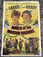 Vintage Laurel and Hardy Movie Poster