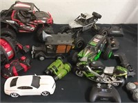 Large group of toys. Remote control cars, Etc