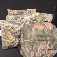 (5) Mossy Oak Throw Cushions Pillows