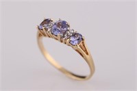 10kt Yellow Gold and Tanzanite Ring