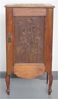 Early 20th C kauri pine & cedar music cabinet