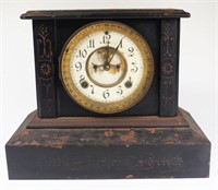Antique Ansonia metal mantle clock