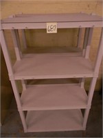 (2) Sterilite Plastic Shelves (24x14x58")