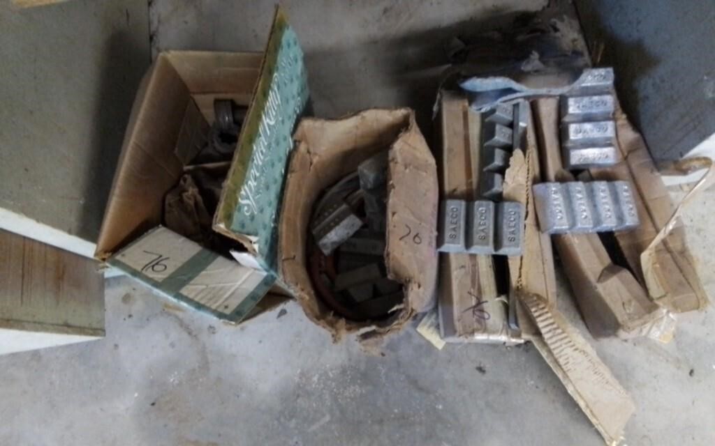 Boxes of lead