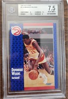 1991-92 Fleer #6 Dominque Wilkins BGS GR 7.5