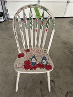 Painted Apple Pie Chair