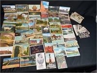 Large Vintage Postcard Lot States Travel Mixed Lot