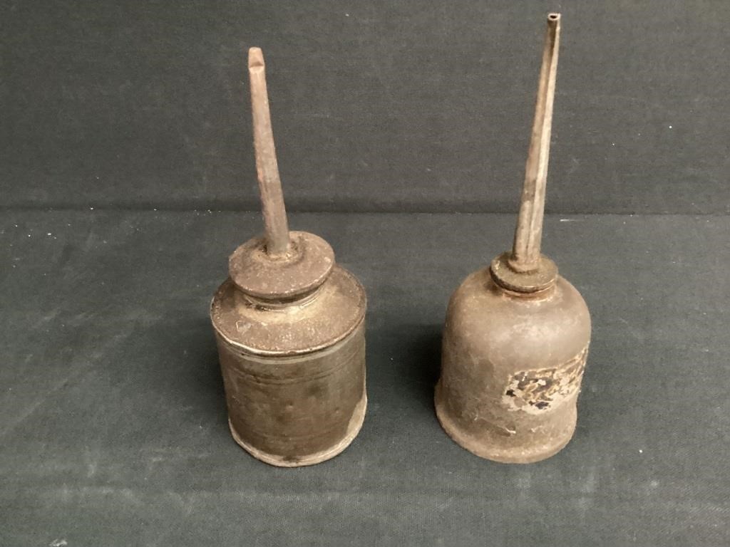 Vintage Metal Oil Cans