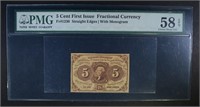FIVE CENT  FRACTIONAL CURRENCY