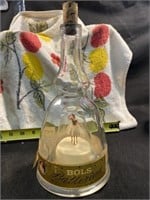 Vintage Bols Gold Flake Ballerina Bottle Musical