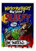 2018 Topps Wacky Packages OLDS7 Old School 7 Sleep