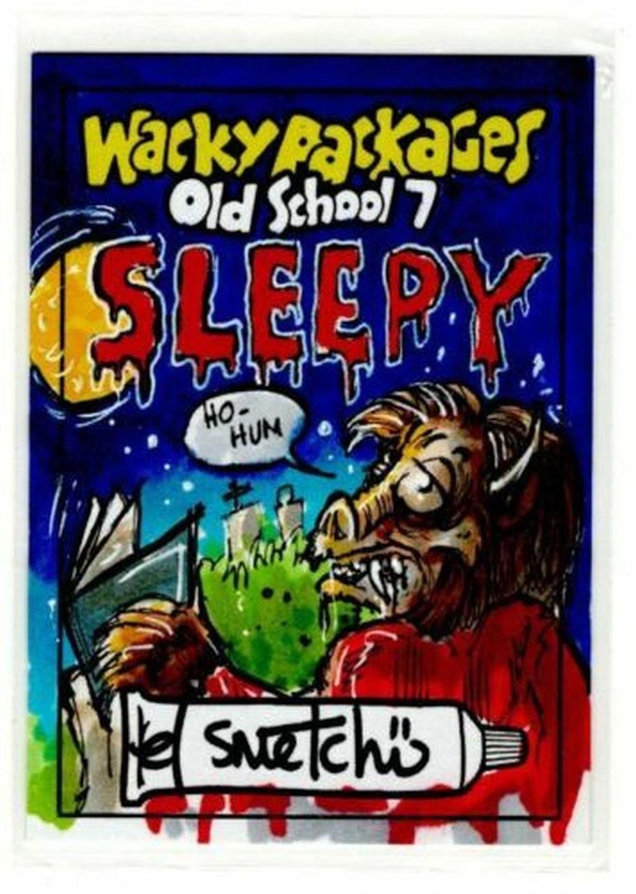 2018 Topps Wacky Packages OLDS7 Old School 7 Sleep