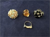 Vintage Collection of Cocktail Rings