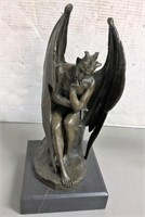 Bronze Lucifer/Demon Statue