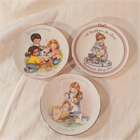 Vintage 87, 88, 89 Avon Mother's Day Plates