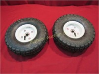 Haul Master 10" Pneumatic Tires 2pc lot