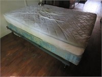 FULL BED FRAME (LAMP IN SEPERATE LOT) BRING HELP