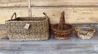 Assortment of baskets